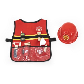 Firefighter role play set (8pcs) - Viga